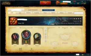 Conta de LOL SMURF - Nível 30 - League of Legends