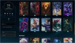 Conta League of Legends Platina IV LOL