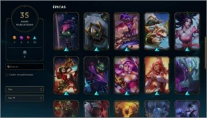 Conta League of Legends Platina IV LOL