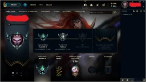 Conta League of Legends Platina IV LOL