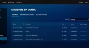 CONTA BLIZZARD COD CW + COD VANGUARD - Call of Duty