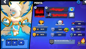 Conta com 4 Skin hipercarga - Brawl Stars