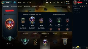 CONTA PLATINA 1 NA MD5 - League of Legends LOL