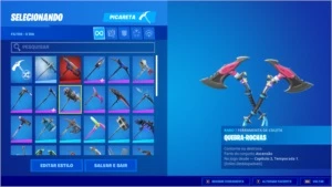 Conta de Fortnite pra sair rapido