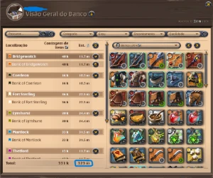 conta Albion com 1.6b fama 9m coleta 320m  prata em itens - Albion Online