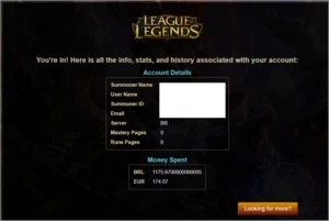 Conta LoL TOP - League of Legends