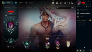 CONTA PLAT4 MMR G1/PLAT4 98 SKINS - League of Legends LOL