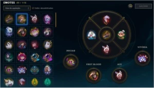 Conta LoL - ex Diamante - Todos Champs - Muitas skins raras - League of Legends