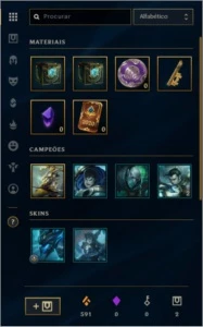Conta League of Legends (Sem ranqueamento) LOL