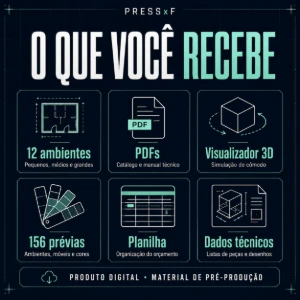 Quarto Gamer: 12 Ideias de Ambientes + Visualizador 3D e PDF - Outros
