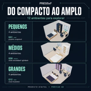 Quarto Gamer: 12 Ideias de Ambientes + Visualizador 3D e PDF - Outros
