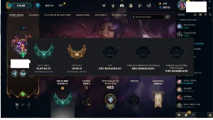 Acc Lol + Valorant - Mesmo Email - Itens Tops! - League of Legends