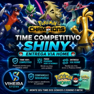 Pokémon Champions Time Competitivo-Shiny Entrega Via Home
