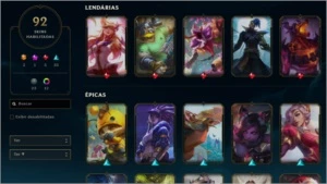 CONTA PLATINA - League of Legends LOL