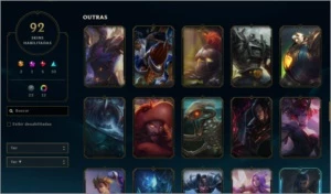 CONTA PLATINA - League of Legends LOL