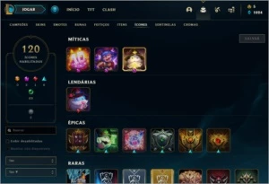Conta lol ANTIGA, SKINS RARAS, Platina 4, bom mmr - League of Legends