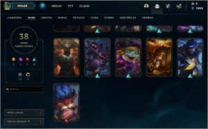 Conta lol ANTIGA, SKINS RARAS, Platina 4, bom mmr - League of Legends