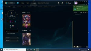 CONTA LOL LVL 40 OURO 4 COM AATROX VITORIOSO - League of Legends