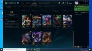 CONTA LOL LVL 40 OURO 4 COM AATROX VITORIOSO - League of Legends