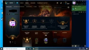 CONTA LOL LVL 40 OURO 4 COM AATROX VITORIOSO - League of Legends