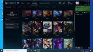 CONTA LOL LVL 40 OURO 4 COM AATROX VITORIOSO - League of Legends