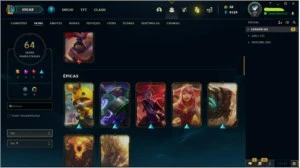 Vendo conta Plat 1 - 80 pdl - icones de diamante - League of Legends LOL