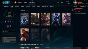 Conta de lol com todas as skins vitoriosas desde a Elise. - League of Legends
