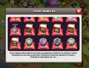 CV 10 Full de tudo vários itens - Clash of Clans