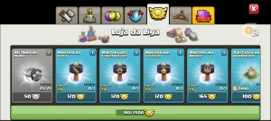 CV 10 Full de tudo vários itens - Clash of Clans