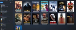 Conta steam 120 reais em jogos