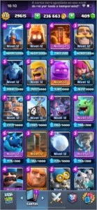 CONTA NÍVEL 13 CLASH ROYALE + 236K DE OURO BARATA