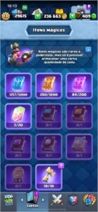 CONTA NÍVEL 13 CLASH ROYALE + 236K DE OURO BARATA