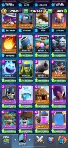 CONTA NÍVEL 13 CLASH ROYALE + 236K DE OURO BARATA