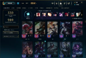 Platina 4 com TODOS os champs e 160 Skins ( JG / MID / ADC ) - League of Legends LOL