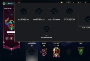 Unranked com TODOS os Champs e 287 Skins ( MID / ADC / JG ) - League of Legends LOL