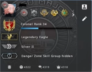 CS:GO PRIME | 8 MEDALHAS | AGUIA 1 | LV 55 STEAM - Counter Strike