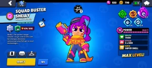 Conta Brawl Stars com o Wattson Paladino vermelho