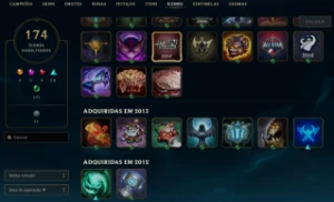 Conta League of Legends Full Acesso - 125 Champs e 149 Skins LOL