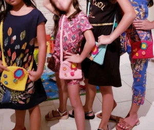 Bolsa Infantil em Crochê - Artesanato e Personalizados