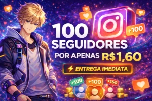 Instagram - 100 Seguidores Por Apenas R$ 1,60 - Redes Sociais