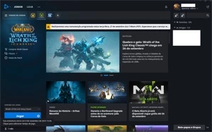 Conta oficial Blizzard WoW LK Classic + Conta no Retail para