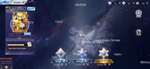 Saint Seiya conta mixer 8 com 700 gemas no A118 conta top