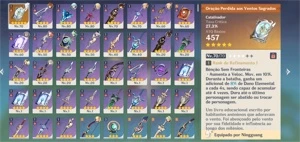 Conta AR 54 com 6 personagens 5 estrelas - Genshin Impact