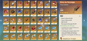Conta AR 54 com 6 personagens 5 estrelas - Genshin Impact