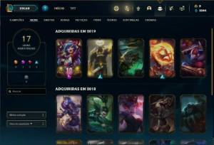Conta sem elo - Pacote Deus rei darius completo - League of Legends LOL