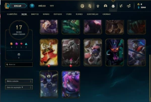Conta sem elo - Pacote Deus rei darius completo - League of Legends LOL