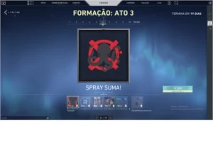 Conta Smurf Valorant com Vandal Sublime, Faca e Passe