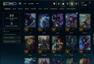 Bronze 2 com 50 Champs e 50 Skins - League of Legends LOL