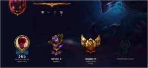 Conta de League of Legends LOL