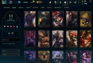 Conta Lol Lv 179 33 Skins - League of Legends